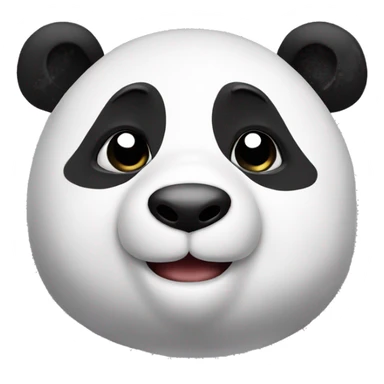 Panda in love sticker