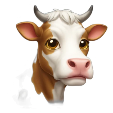 Cat cow sticker