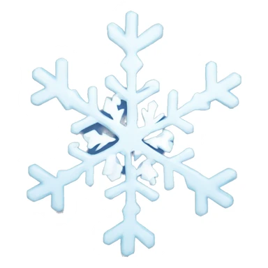 snowflake sticker