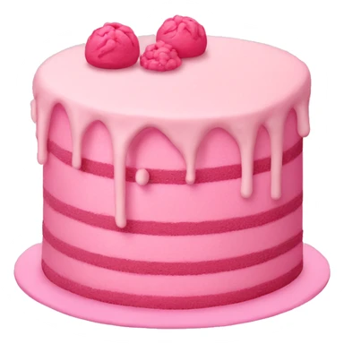 pastel pink cake sticker