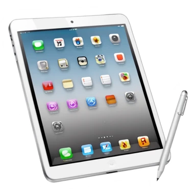 iPad mini with Apple Pencil  sticker