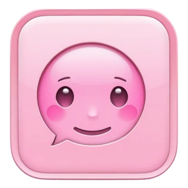 Light pink text messages sticker