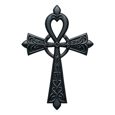 Gothic anhk  sticker