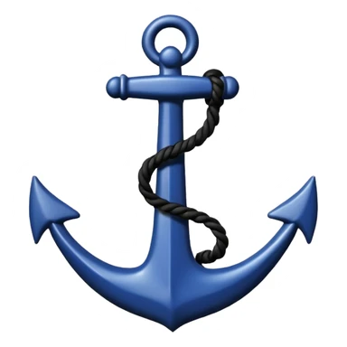 Je veux un emoji encre dans ce style là : ⚓ je veux qu’il représente l’amour sentimentale et attachant vers une personne  sticker