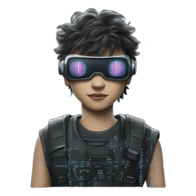 The METAVERSE READY PLAYER ONE matrix sticker