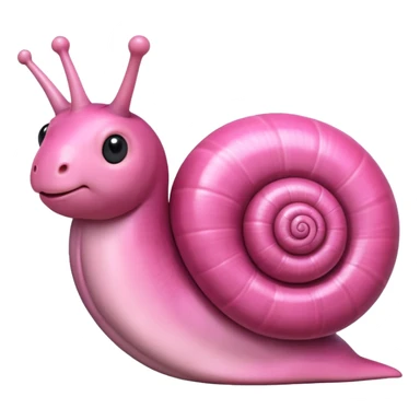 snail + heart sticker