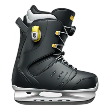 Pair of snowboard boots sticker