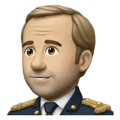 Macron étonné sticker