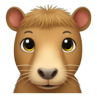 capybara at kindergarten sticker