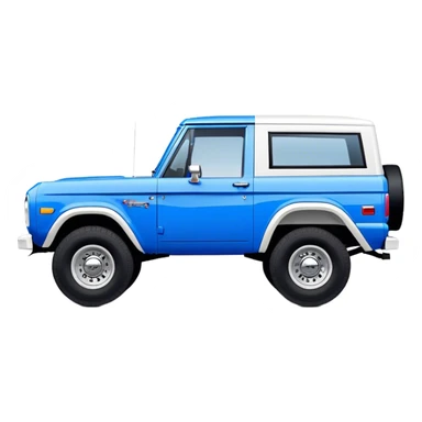 Ford Bronco - Ford (Model Year: 2021) (Iconic colour: Blue) sticker