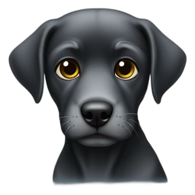 shnauzer - black sticker