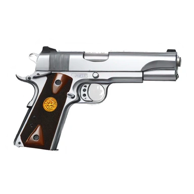 Colt1911 chrome sticker