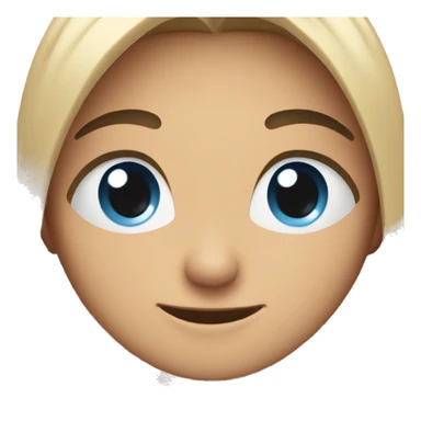 looking down blushing and smiling sticker