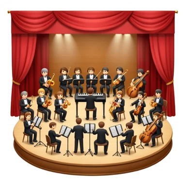 a full Orchestra  sticker