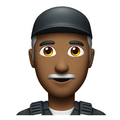 shor security engeneer man sticker