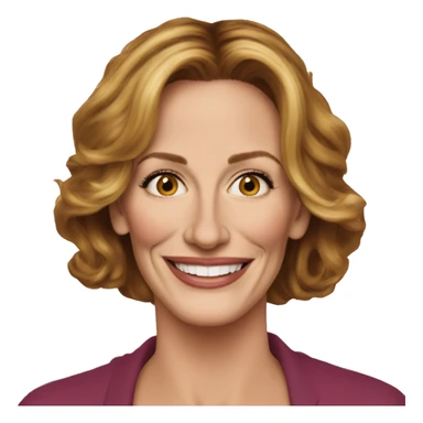 Julia roberts in real life sticker