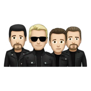 U2 band sticker