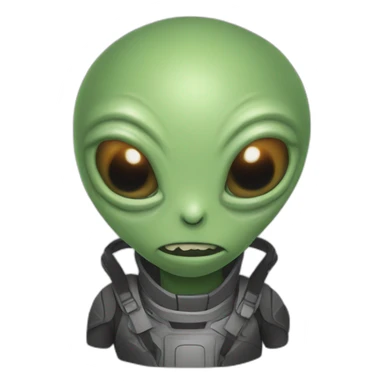 An alien in Rick and morthy sticker