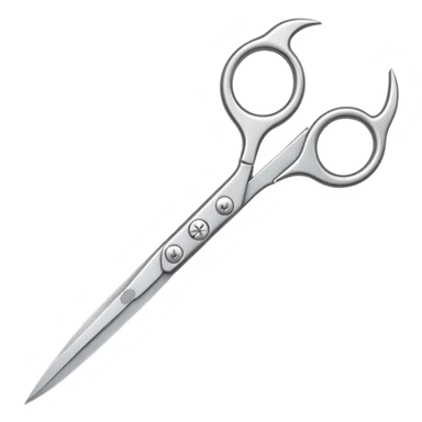 floral florist scissors sticker