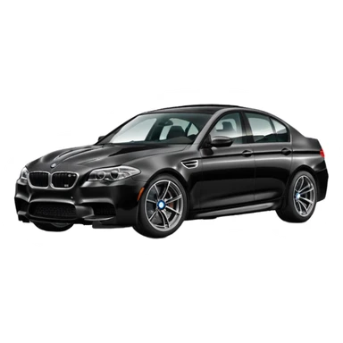 black bmw m5 f10 sticker