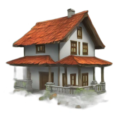 atap rumah karo sticker