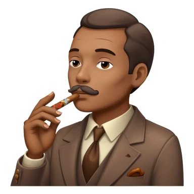 Sigarro tirando humo  sticker