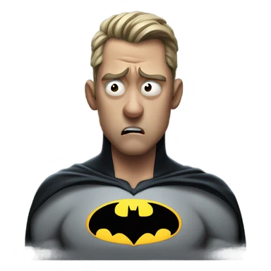 Batman coughing  sticker