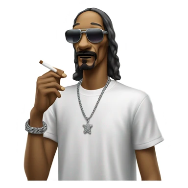 Snoop dogg smoking sticker
