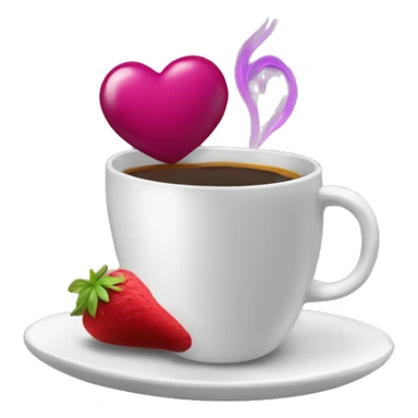 Corazón café  y un corazon morado abrazándose  sticker