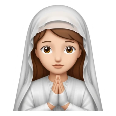 Nossa senhora rezando sticker