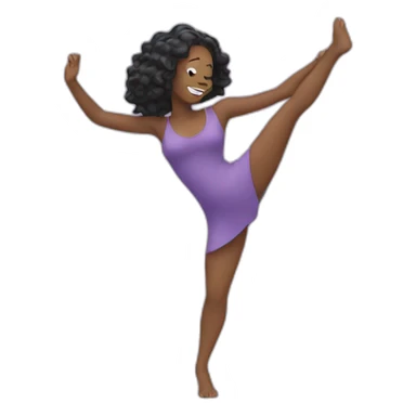 Person dancing body wave sticker