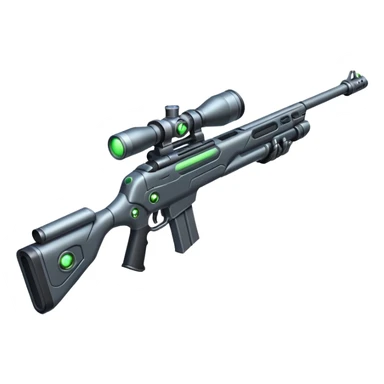 alien sniper rifle sticker