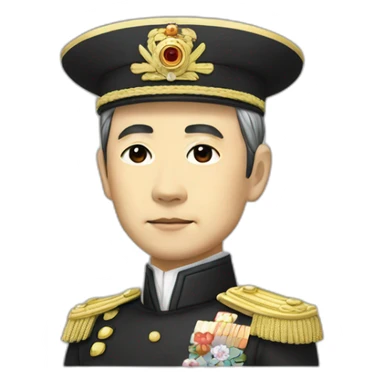 Emperor Hirohito sticker