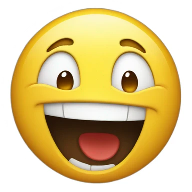 a burst out laugh sticker