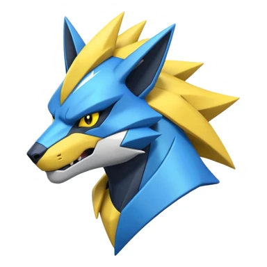 Futuristic Modern Zeraora-Zekrom-Zoroark-fusion sticker