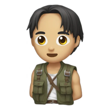 Livaï of SNK sticker