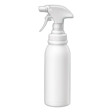white aluminum bottle spray nozzle sticker