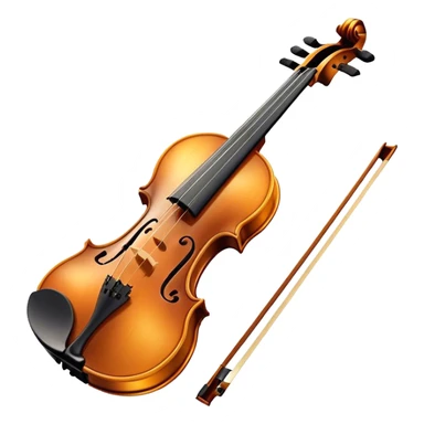 Cinematic Realistic Violin, rich polished wood with delicate curves, strings stretching tautly, fine dust particles catching the golden stage light, glowing with an elegant and timeless charm. sticker