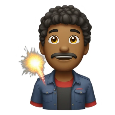 e firecracker sticker