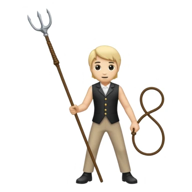 men with whips sticker