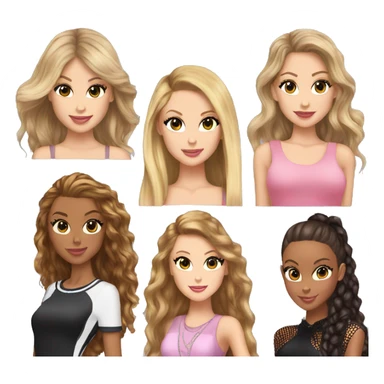 Taylor swift beyonce and Ariana grande sticker