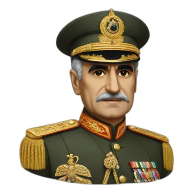 mohammad reza shah  sticker