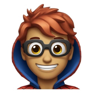 Spiderman fou sticker