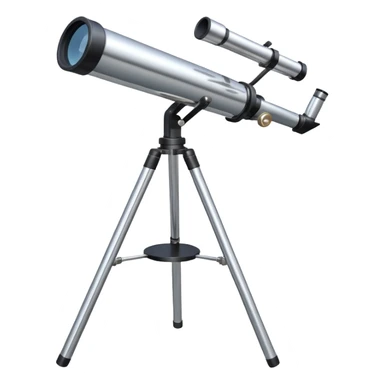 A Newtonian telescope aimed 90 degrees sticker