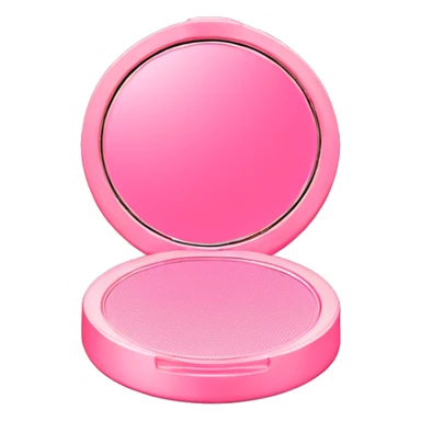 Pink compact open with mirror  sticker