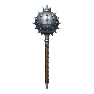 medieval mace sticker