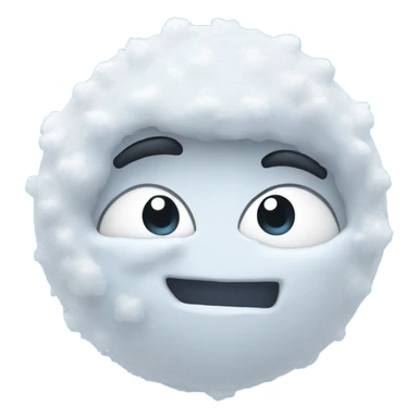  Thrown snowball  sticker