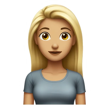 Tall slim girl sticker