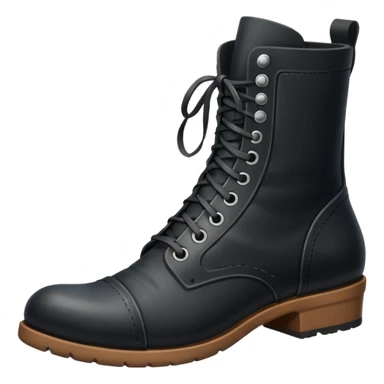 black boot sticker