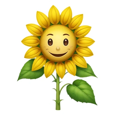 a picture of the sunflower from Plants vs. Zombies sticker